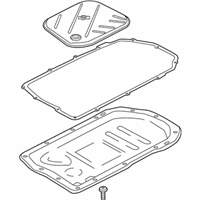 OEM BMW 740Li xDrive Transmission Oil Pan With Filter Repair Set - 24-11-7-613-238