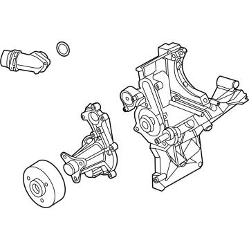 OEM BMW 745e xDrive COOLANT PUMP WITH SUPPORT:115010 - 11-51-8-742-075