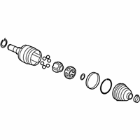 OEM Hummer H3 Joint Kit-Front Wheel Drive Shaft C/V - 10359476