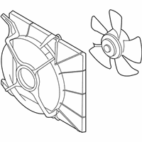 OEM 2007 Chevrolet Aveo Fan Module - 96536666