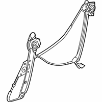 OEM BMW 1 Series M Front Left Window Regulator - 51-33-7-165-595