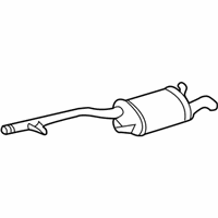OEM 2004 Lexus LS430 Exhaust Tail Pipe Assembly - 17440-50902
