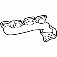 OEM 2004 Lexus SC430 Exhaust Manifold Sub-Assembly, Left - 17105-50160