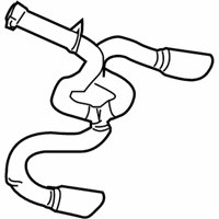 OEM 2005 Dodge Neon Exhaust Pipe - 5290963AE