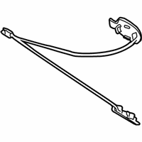 OEM BMW 525i Emergency Mechanism Pulling Strip - 51-24-8-232-520