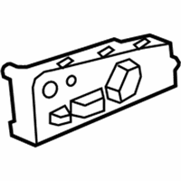 OEM 2014 BMW ActiveHybrid 7 Seat Adjustment Switch, Left - 61-31-9-274-891