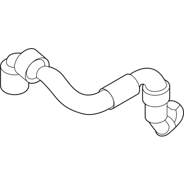 OEM 2020 BMW X5 HOSE ELECTRIC COOLANT PUMP - 17-12-8-093-403