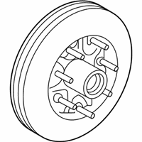 OEM 2000 Lincoln Navigator Hub & Rotor - YL1Z-1102-AA