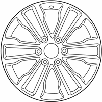 OEM 2022 Nissan Armada Aluminum Wheel - D0C00-6JG0A