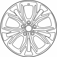 OEM Infiniti QX30 Aluminum Wheel - D0300-5DM3D