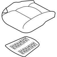 OEM Kia Forte Koup Cushion Assembly(W/O Track - 882051M631AF1