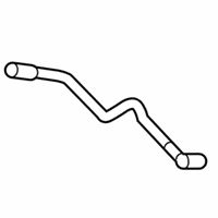 OEM BMW 650i Coolant Hose - 17-12-7-619-724