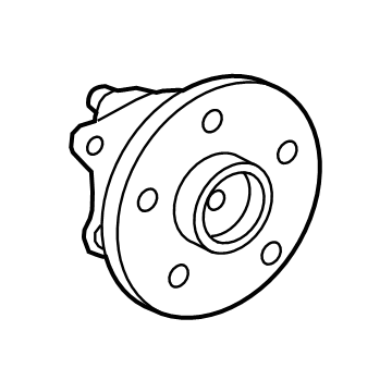 OEM 2022 Lexus NX450h+ HUB & BEARING ASSY - 42410-78010