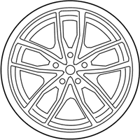 OEM 2022 BMW Z4 Disk Wheel, Light Alloy, In - 36-11-6-883-638