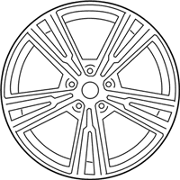 OEM BMW Z4 Disk Wheel, Light Alloy, In - 36-11-8-089-875