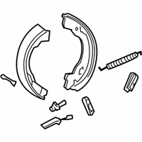 OEM 2004 Mercury Mountaineer Parking Brake Shoe - 8L2Z2648B