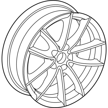 OEM 2022 Toyota GR Supra Wheel, Alloy - 42611-WAA02