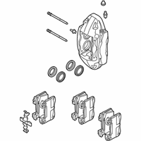 OEM Kia Stinger Front Brake Assembly, Right - 58130J5510BCR