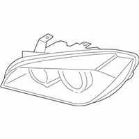 OEM 2020 BMW X1 Front Left Headlight - 63-11-7-346-537