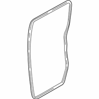 OEM 2007 Kia Sedona WEATHERSTRIP-Rear Door Body Side - 831104D000KS