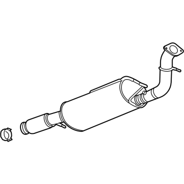 OEM 2022 GMC Yukon Muffler & Pipe Assembly - 84964236