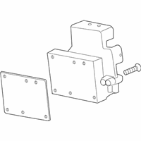 OEM 2009 Hummer H2 Electronic Brake And Traction Control Module (W/Brake Pressure Mod Valve) - 25928348