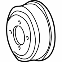 OEM Ford F-350 Water Pump Pulley - F2TZ8509C