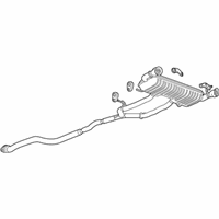 OEM Chevrolet Muffler - 84073485