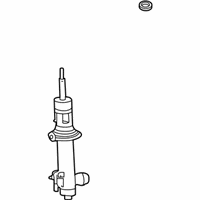 OEM 2021 Lexus LS500h ABSORBER Assembly, Shock - 48510-80870