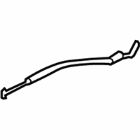 OEM Hyundai Rear Door Inside Handle Cable Assembly, Right - 81472-B1000