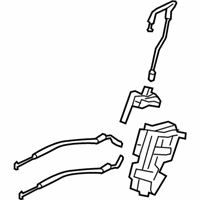 OEM Hyundai Genesis Latch Assembly-Rear Door, LH - 81410-B1000