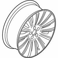 OEM 2013 Lincoln MKS Wheel, Alloy - DE9Z-1007-A