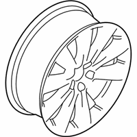 OEM 2013 Lincoln MKS Wheel, Alloy - DA5Z-1007-A