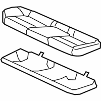 OEM Pontiac Pad, Rear Seat Cushion - 92230056