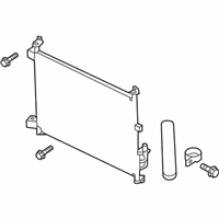 OEM Nissan Condenser & Liquid Tank Assy - 92100-9EK0A