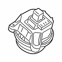 OEM 2018 BMW M760i xDrive Engine Mount Right - 22-11-6-866-156