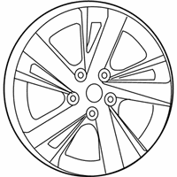 OEM 2017 Nissan Altima Aluminum Wheel - 40300-3TA1A