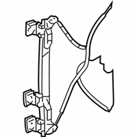 OEM 2007 Chevrolet Trailblazer Window Motor - 88980703