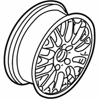 OEM BMW 323i Light Alloy Rim - 36-11-1-095-336