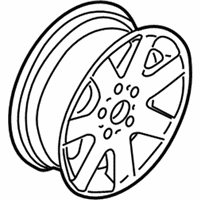 OEM BMW 323Ci Light Alloy Rim - 36-11-1-094-498