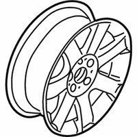 OEM 2004 BMW 325xi Light Alloy Rim - 36-11-1-094-506