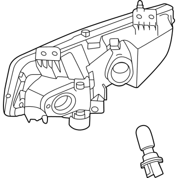 OEM Nissan Frontier FOG LAMP ASSY-RH - 26150-8995B