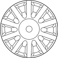 OEM 2009 Chrysler Sebring Wheel Cover - 5272552AA