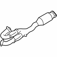 OEM 2007 Nissan Maxima Front Exhaust Tube Assembly - 20020-7Y000
