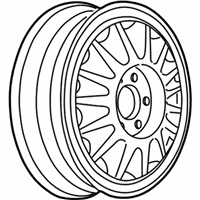 OEM 2004 Buick Regal Wheel Rim-15X6 Aluminum 52Mm Outside (Machine Face) *Silver Spark - 9593905