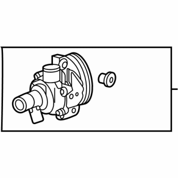 OEM 2021 Chevrolet Silverado 1500 Water Pump - 12712271