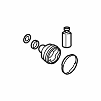 OEM Hyundai Boot Kit-FR Axle Diff Side, RH - 49542-K9100