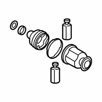 OEM 2021 Hyundai Veloster N Joint Kit-FR Axle Diff Side, RH - 49535-K9100