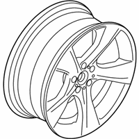 OEM 2014 BMW X1 Light Alloy Rim - 36-11-6-792-682