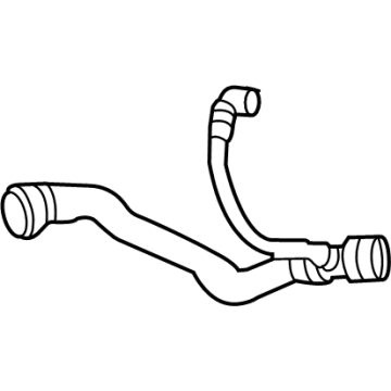 OEM BMW 840i HOSE RADIATOR-WATER PUMP - 17-12-8-678-505